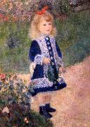 Pierre Auguste Renoir A Girl with a Watering Can Spain oil painting artist